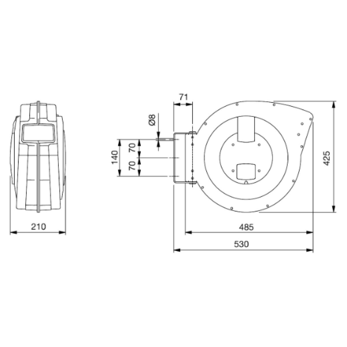 ELMAG Automatischer Kabelaufroller