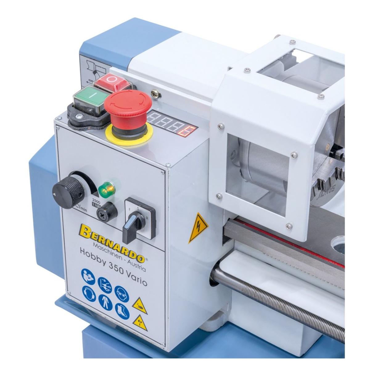 03-10240 Bernardo Leitspindeldrehmaschinen Tischdrehmaschine Hobby 350 Vario / 230 V
