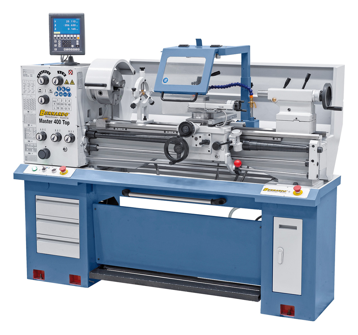 03-1284XL Bernardo Universaldrehmaschinen Master 400 Top inkl. 3-Achs-Digitalanzeige