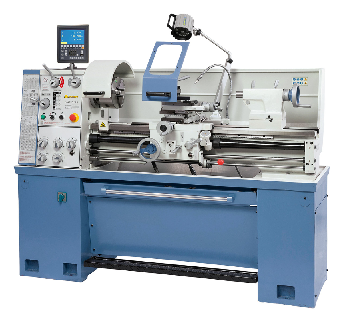 03-1289BXL Bernardo Universaldrehmaschinen Master 400 inkl. 3-Achs-Digitalanzeige