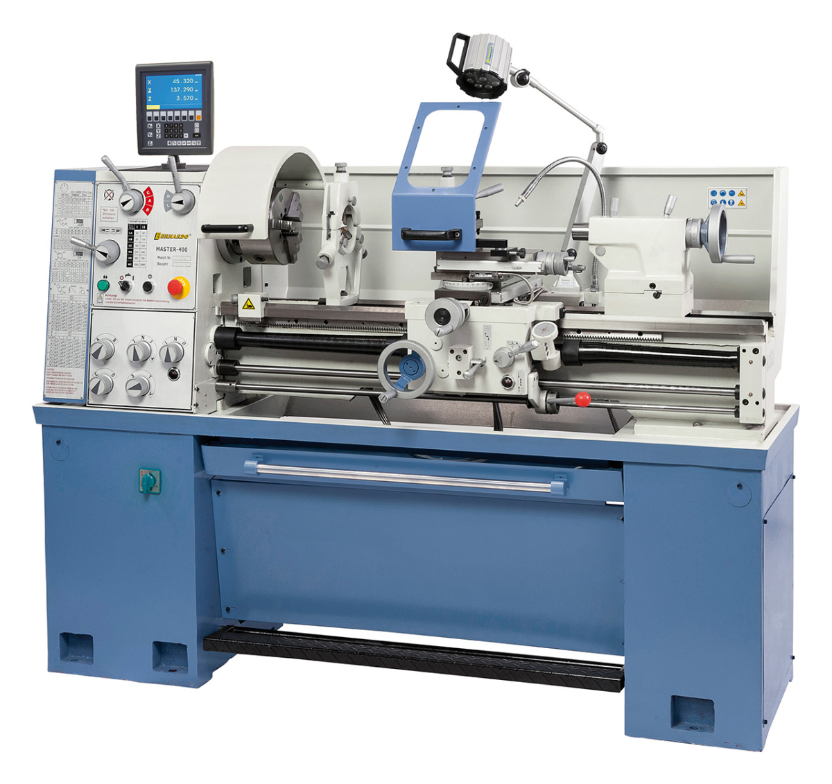 03-1289BXL Bernardo Universaldrehmaschinen Master 400 inkl. 3-Achs-Digitalanzeige