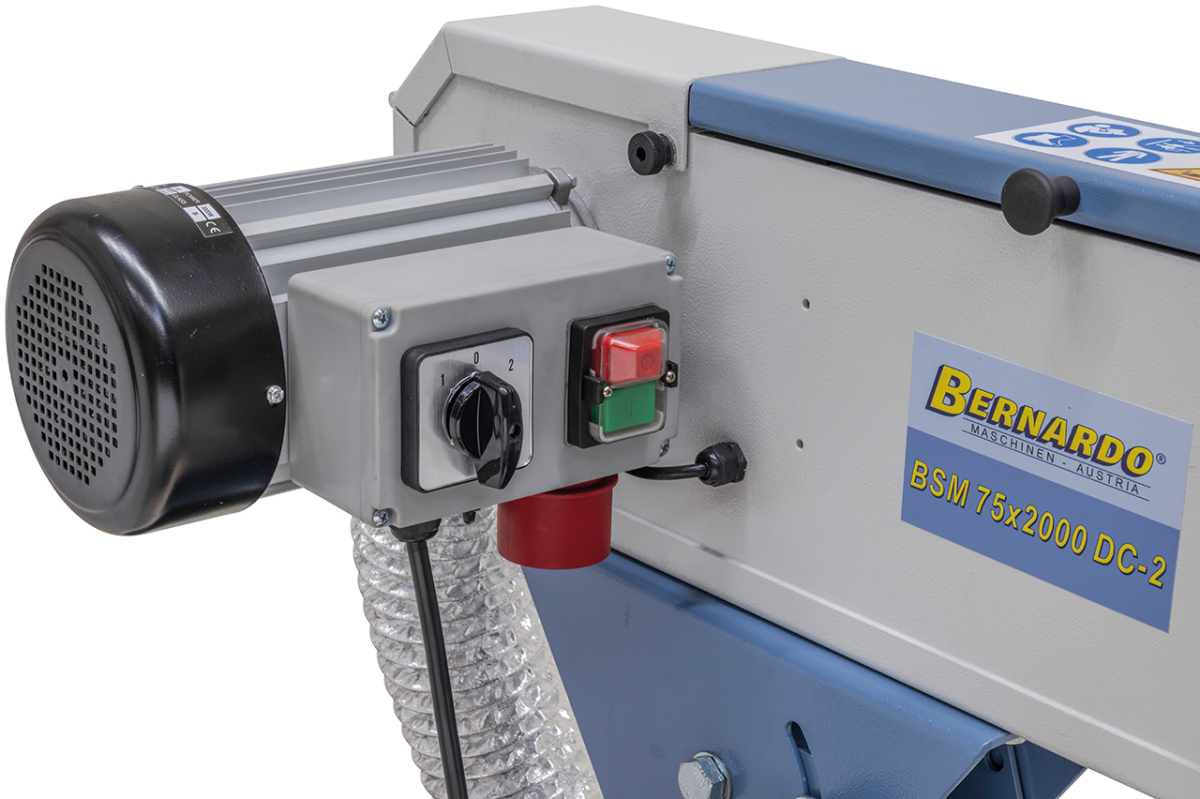 05-1262 Bernardo Bandschleifmaschine mit Absaugung BSM 75 x 2000 DC-2 / 400 V