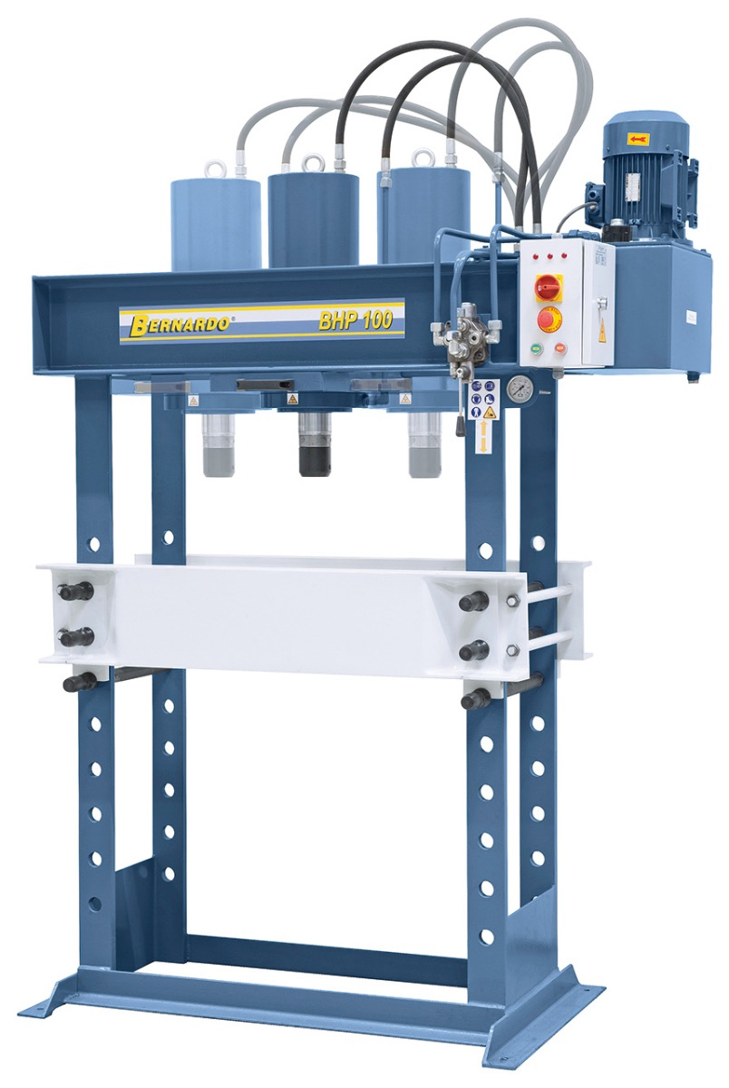 06-1741XL Bernardo Hydraulische Werkstattpresse mit verschiebbarem Zylinder BHP 100