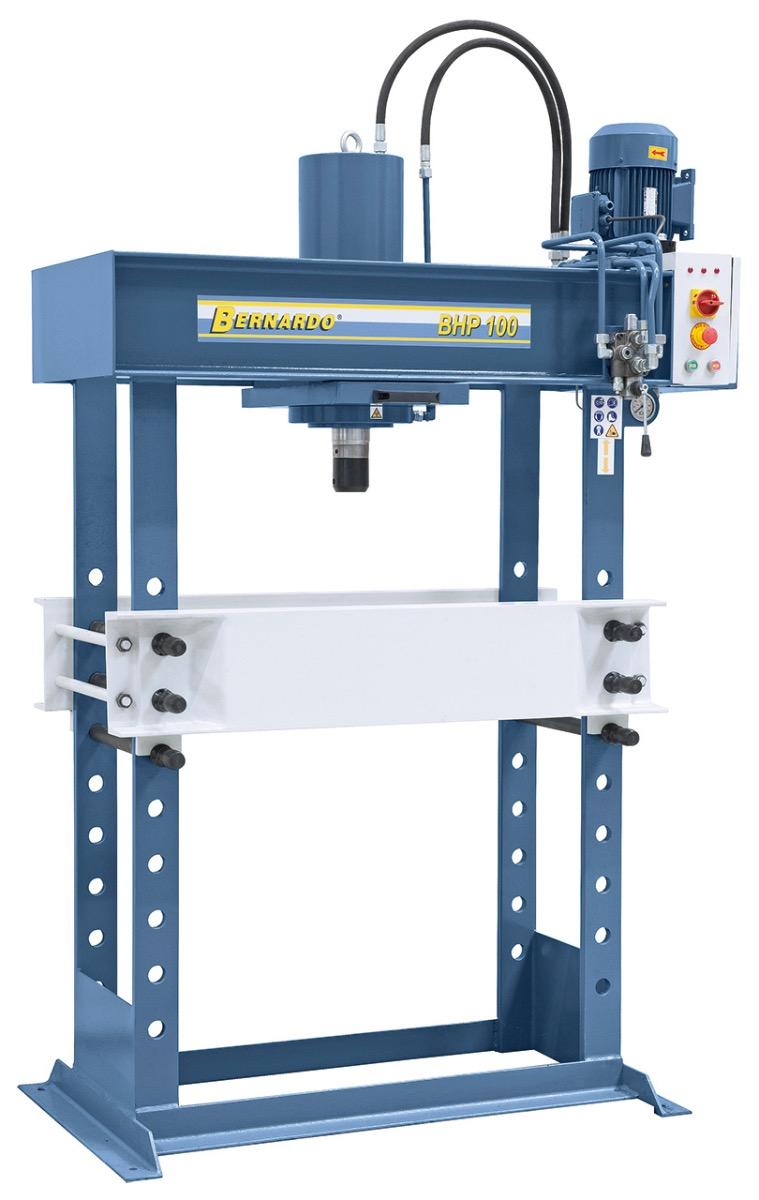 06-1741XL Bernardo Hydraulische Werkstattpresse mit verschiebbarem Zylinder BHP 100