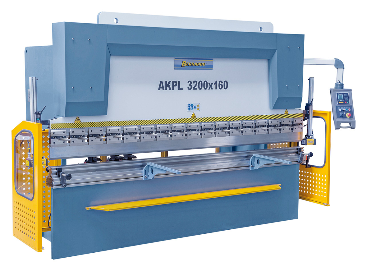 06-1971XL8 Bernardo Hydraulische Abkantpressen AKPL 4000 x 125 mit manueller Bombiereinrichtung