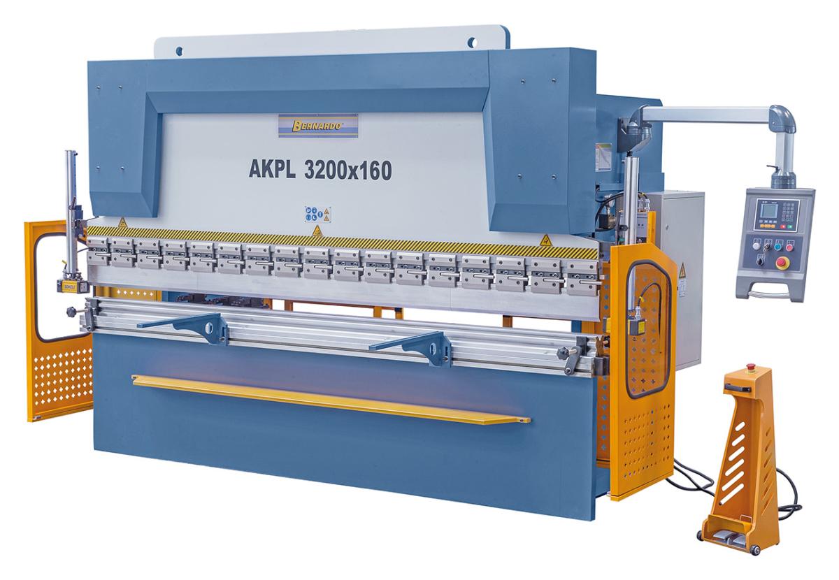 06-1971XL8 Bernardo Hydraulische Abkantpressen AKPL 4000 x 125 mit manueller Bombiereinrichtung