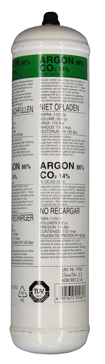 ELMAG Einwegflasche Argon
