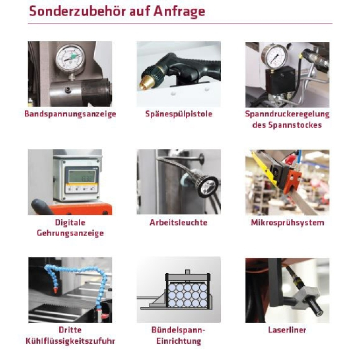 ELMAG BOMAR Metall-Bandsägemaschine