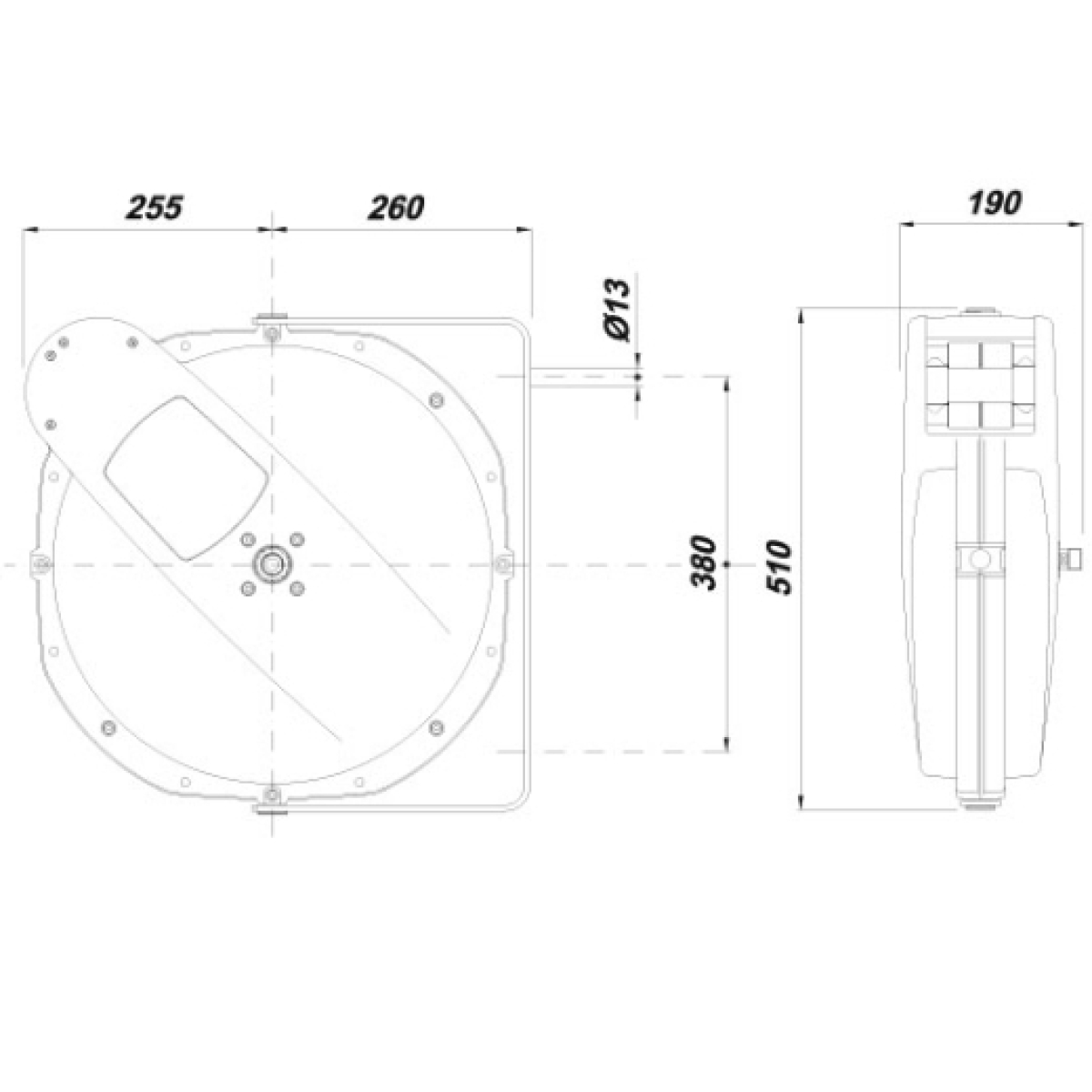 ELMAG Automatischer Schlauchaufroller