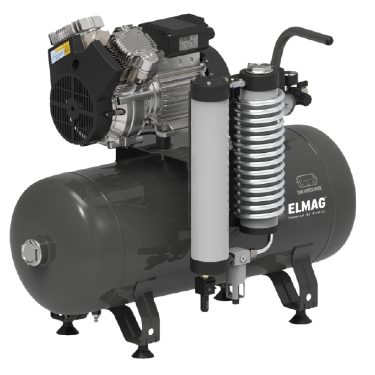 ELMAG Dentalkompressor 350/8/50W - liegend