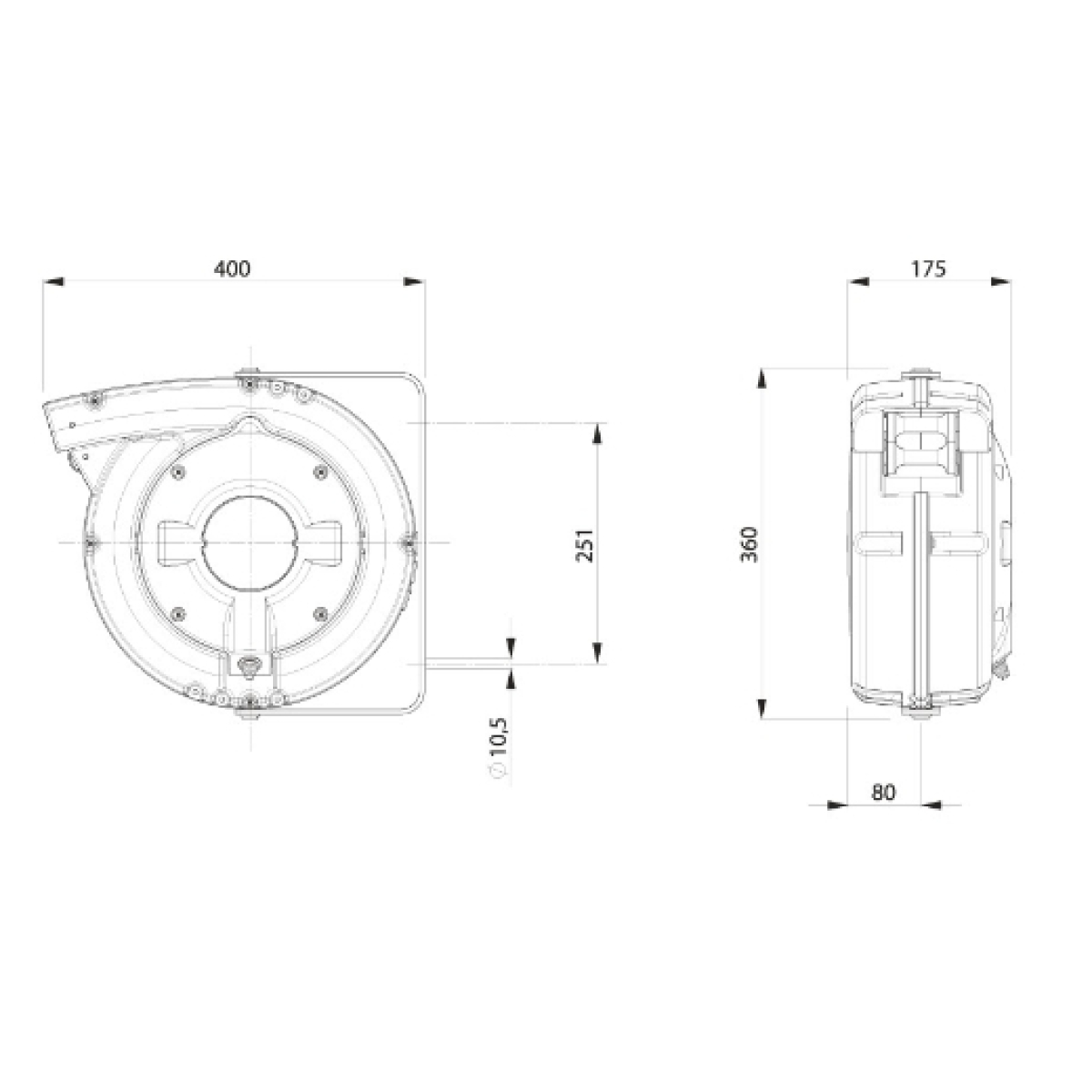 ELMAG Automatischer Schlauchaufroller