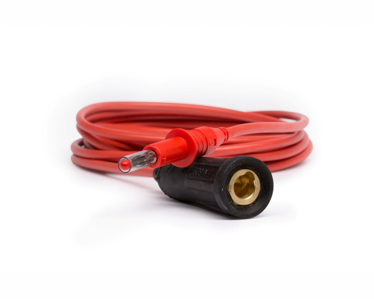 ELMAG Handgriffleitung rot Ø4mm x 3 Meter