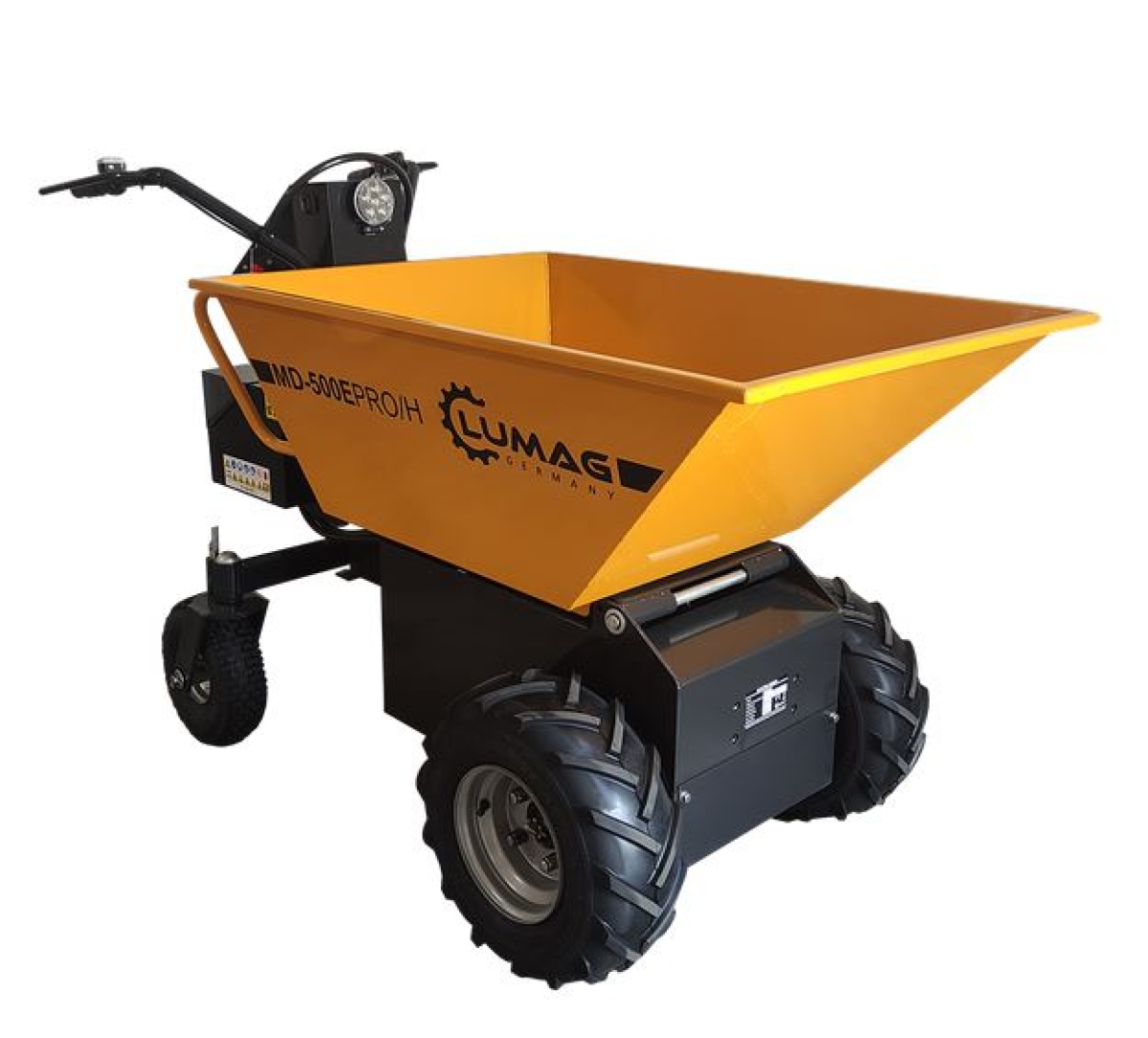 Lumag Maschinen Mini Dumper MD 500 EPRO H  Elektroantrieb für Pferdebesitzer
