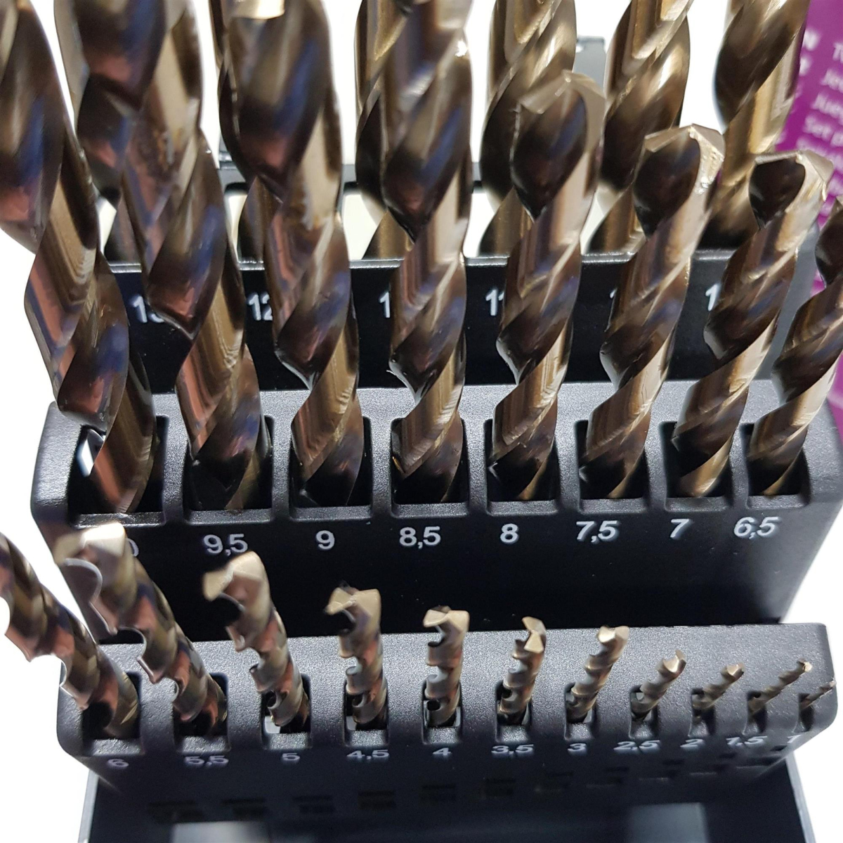 Optimum Spiralbohrer-Satz  25-teilig, 1 - 13 mm