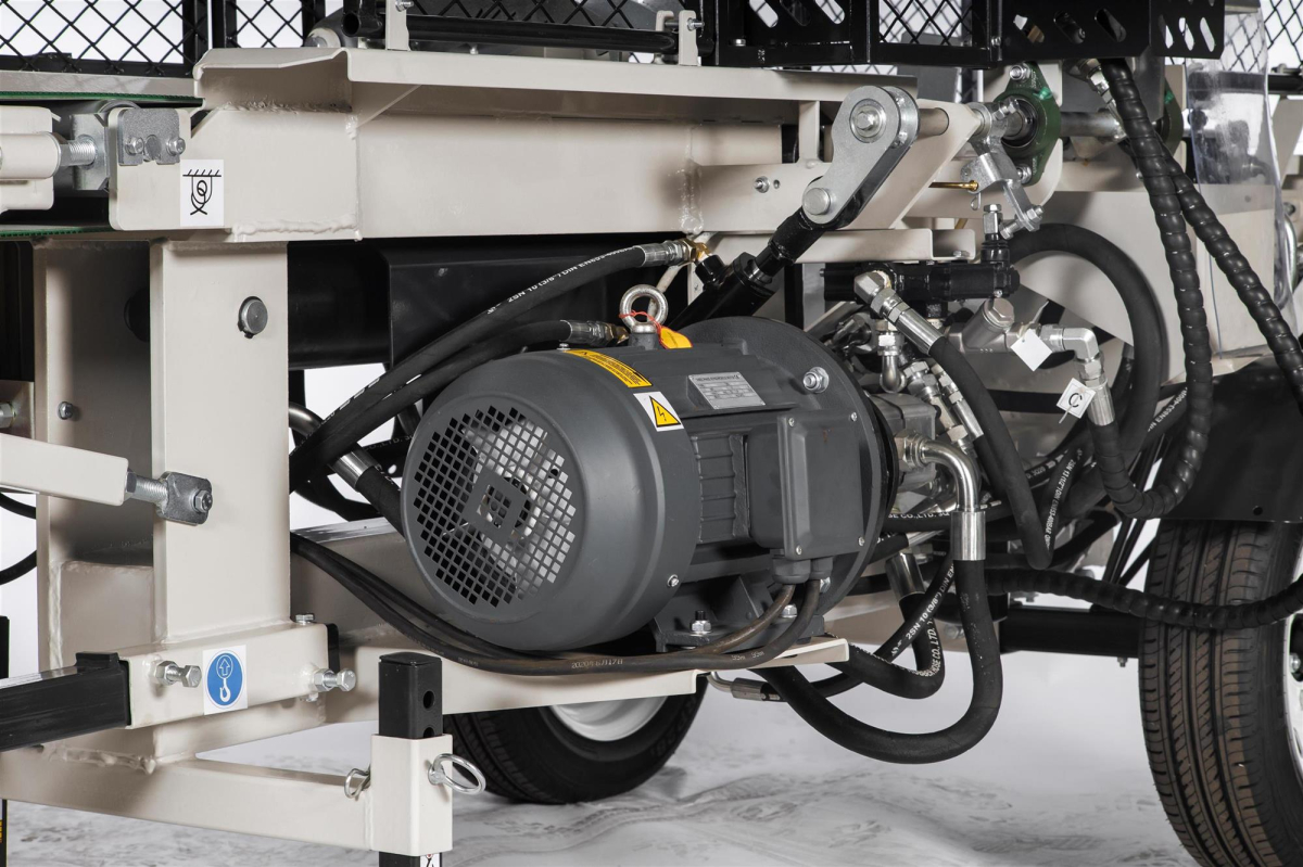 LUMAG Maschinen SSA 500 EHPRO Sägespalt-Automat mit Elektro-Motor 400 V inkl. Förderband (Unmontiert)