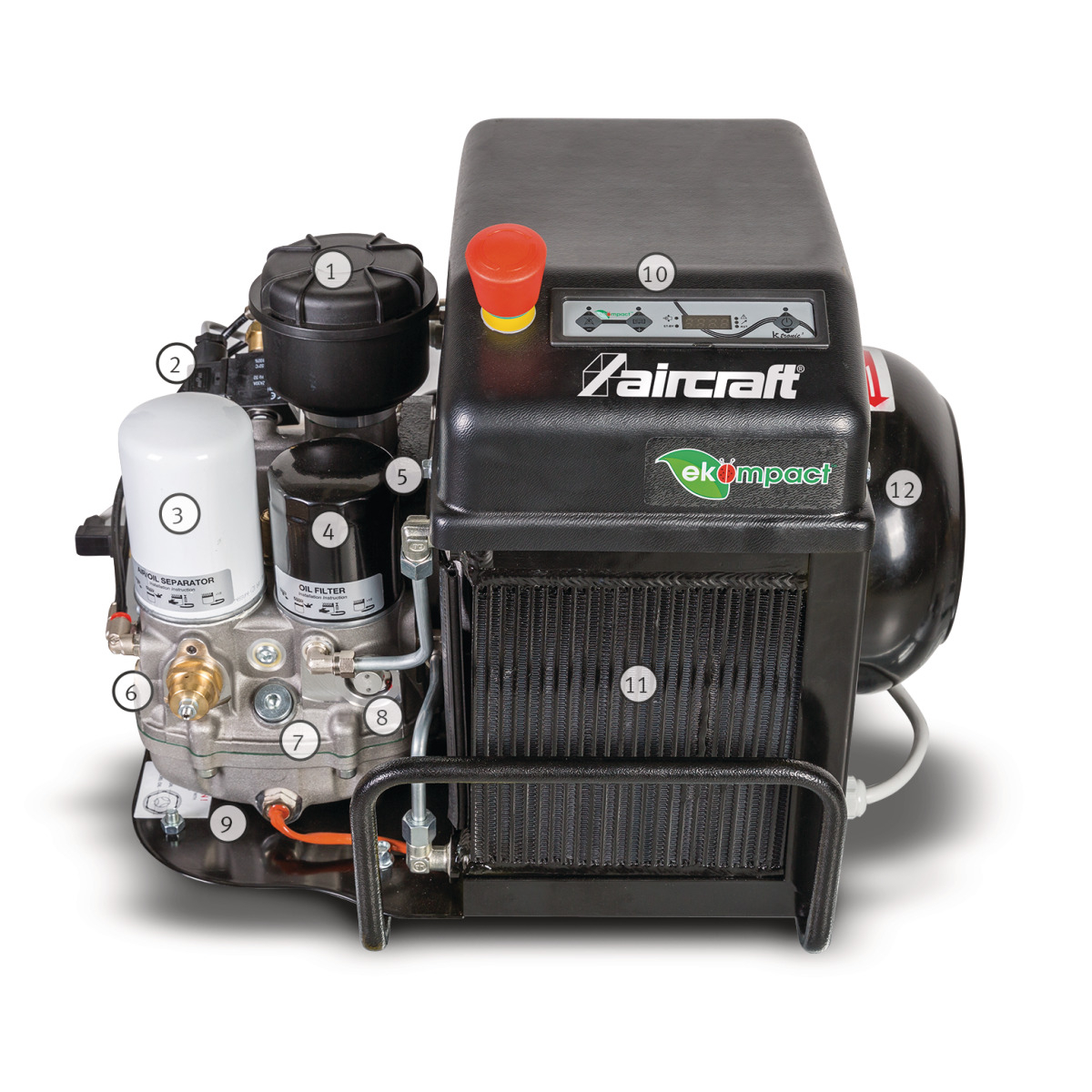 Aircraft Schraubenkompressor ACS AIRCAR 3,5-10-22