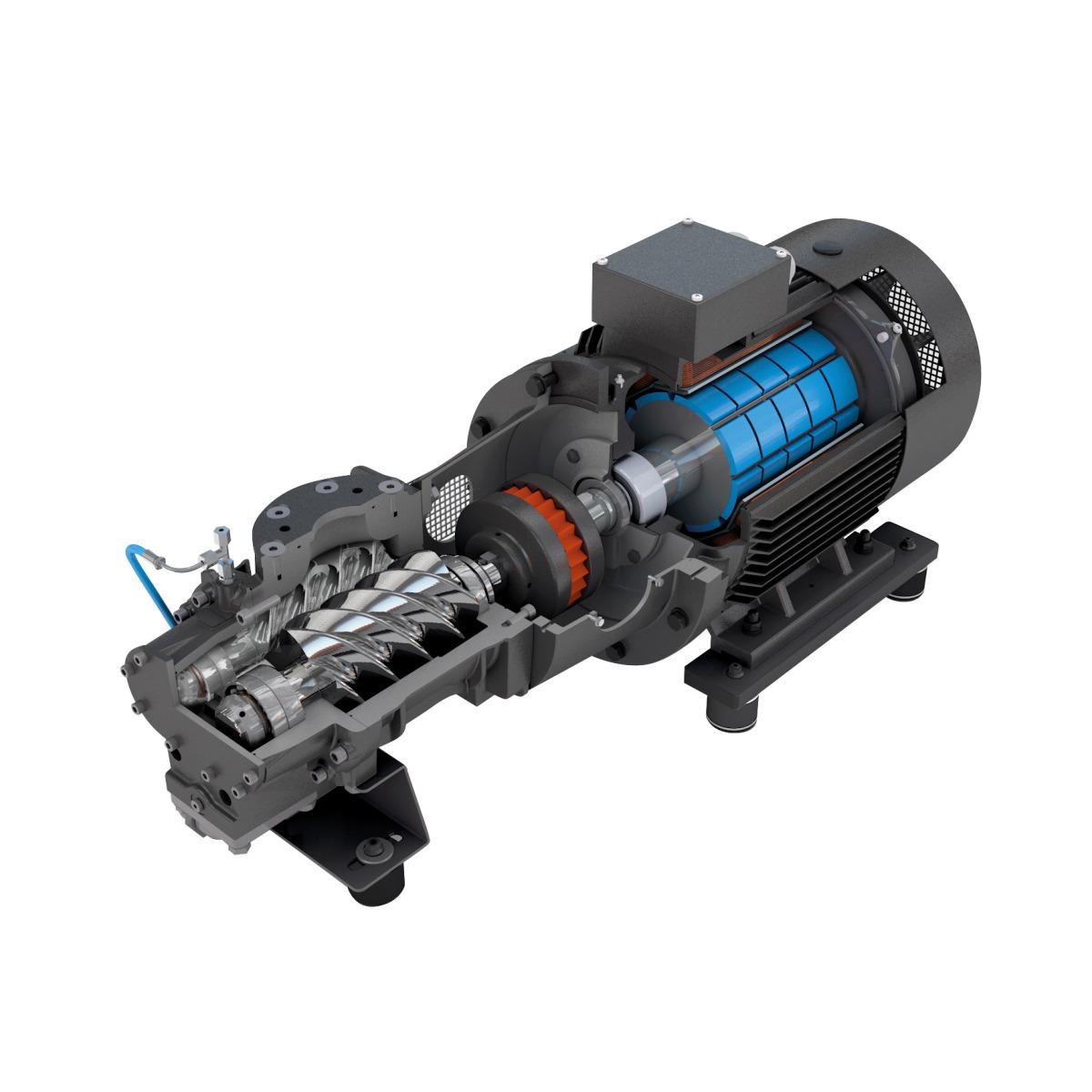 Aircraft Schraubenkompressor A-K-MAX 18.5-10 VS (PM)