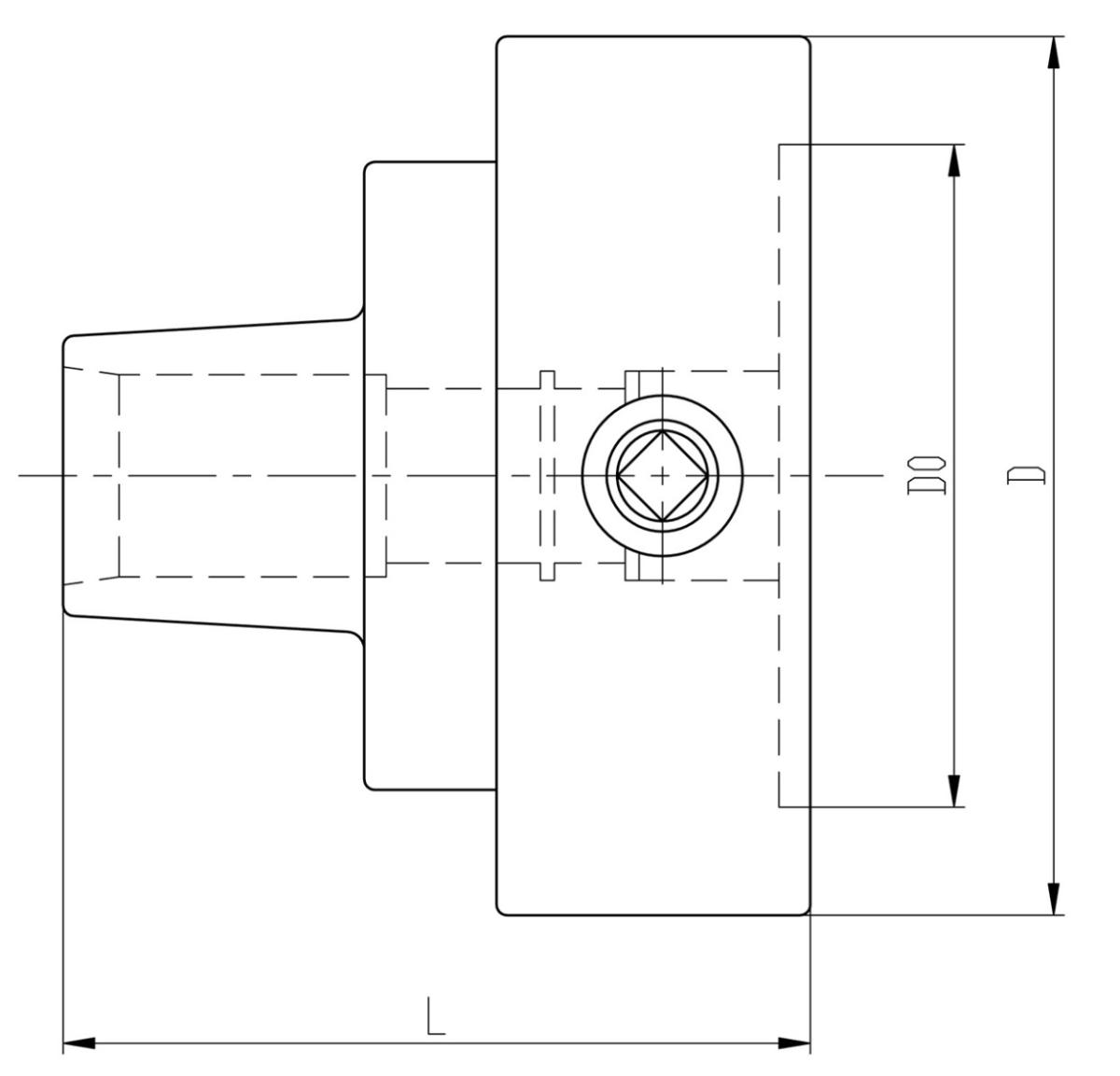 22-1090 Bernardo Spannmittel für Werkzeuge Spannzangenfutter 5C