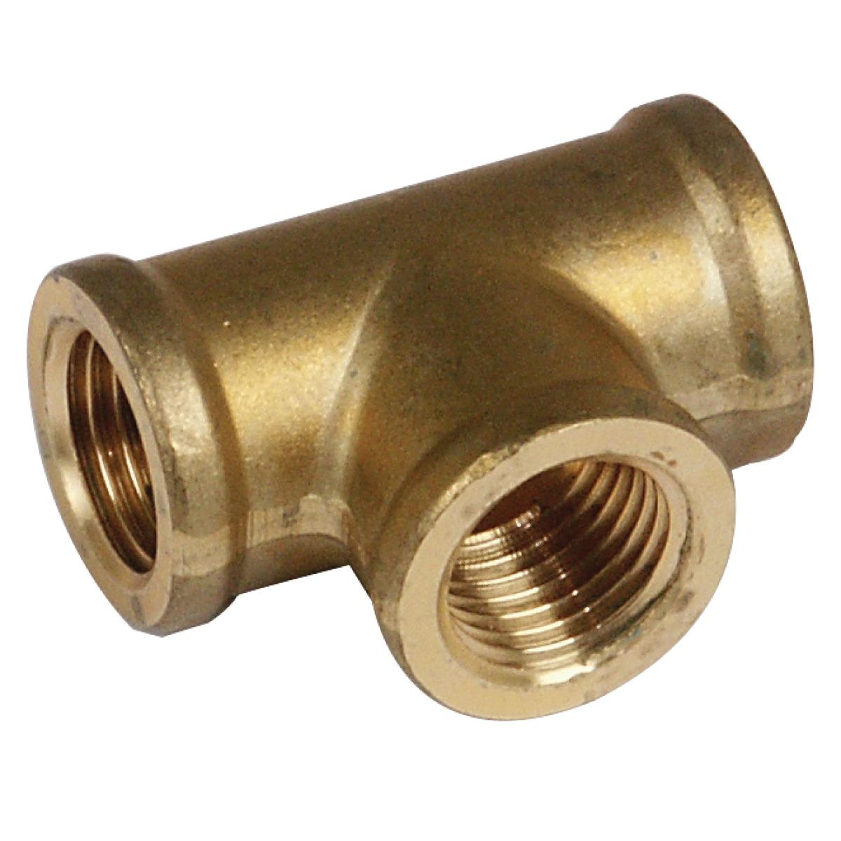 Aircraft T-Stück mit Innengewinde  1/4" IG