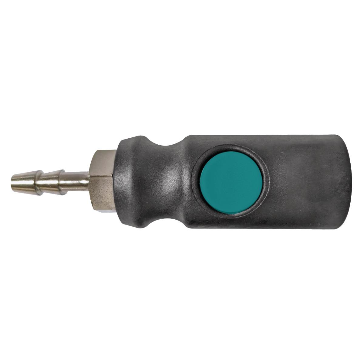 Aircraft Einhand-Sicherheitsschnellkupplung  13 mm mit Schlauchtülle - Kartonware