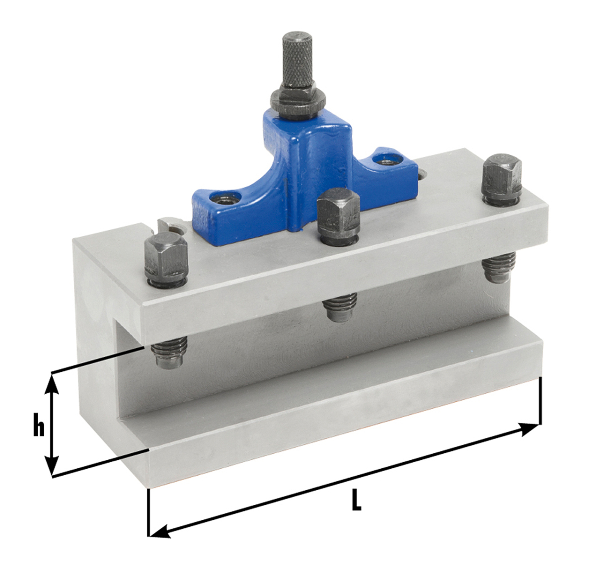 23-1006E2 Bernardo Spannmittel für Werkzeuge Wechselhalter mit geradem Einsatz 25 x 100 mm für Größe E