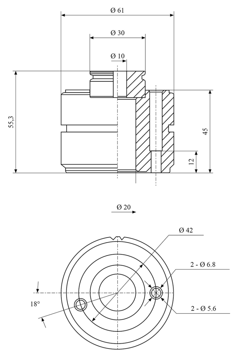23-1000 Bernardo Spannmittel für Werkzeuge Schnellwechsel-Stahlhalter System Multifix Größe A
