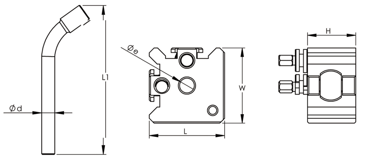 23-1055B Bernardo Spannmittel für Werkzeuge Schnellwechsel-Stahlhalter Modell Bernardo Gr. 10