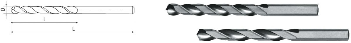 ELMAG HSS Co8-Spiralbohrer DIN 338