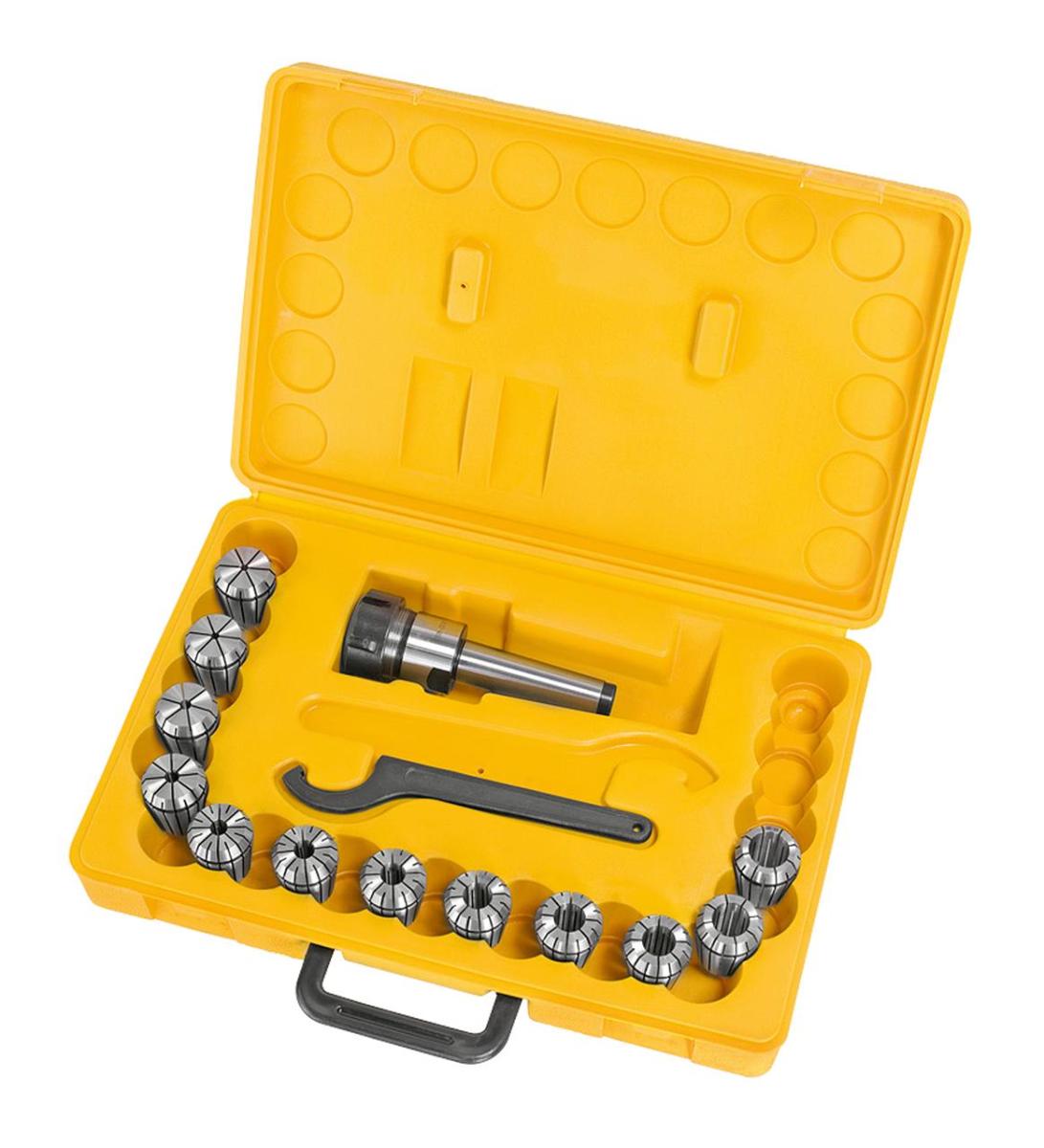 26-1004 Bernardo Spannmittel für Werkzeuge Fräser-Spannzangenfutter-Set ER32, MK 3, 13-tlg.