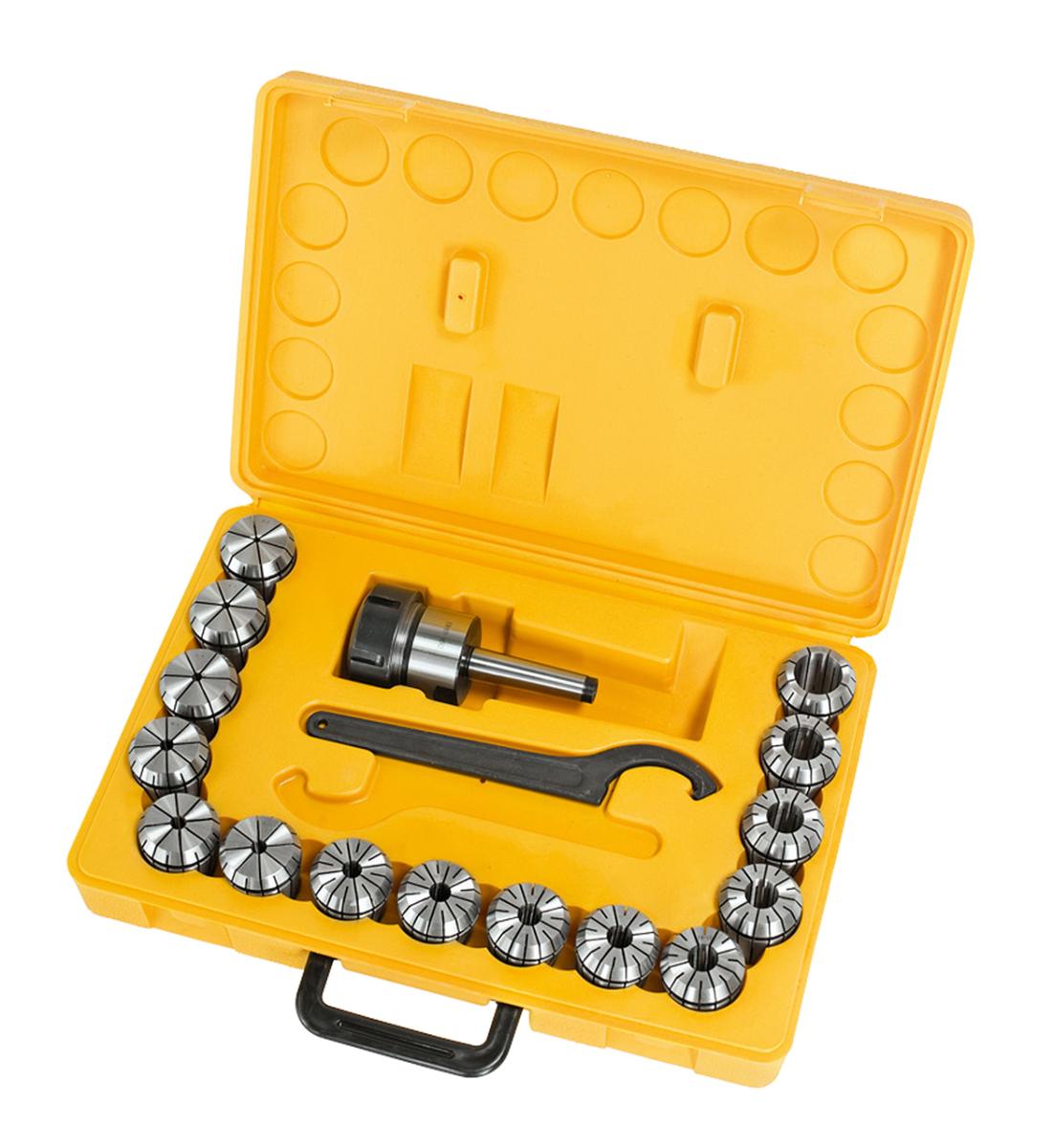 26-1005 Bernardo Spannmittel für Werkzeuge Fräser-Spannzangenfutter-Set ER40, MK 2, 3 - 25 mm
