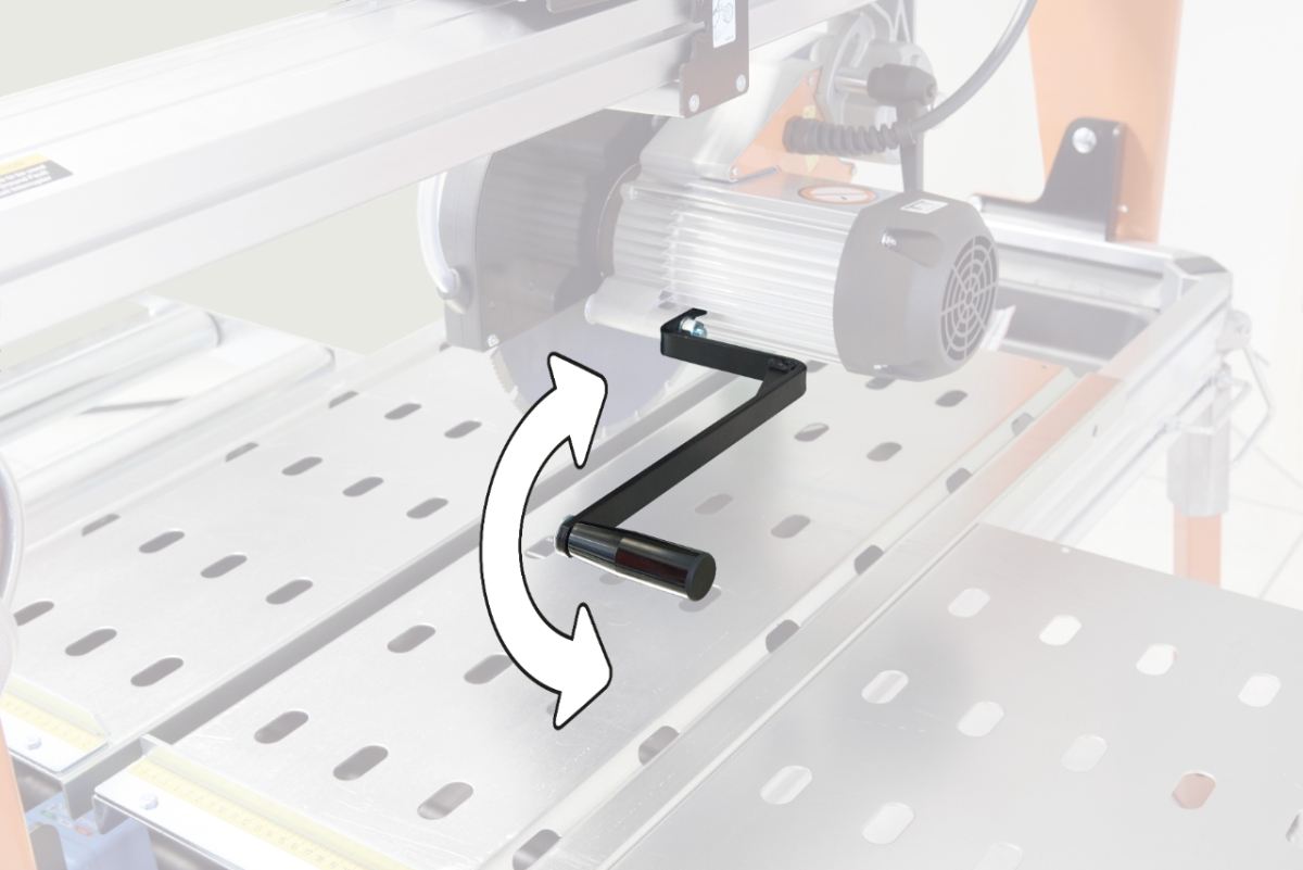 ELMAG Handgriff bei Motor (zum eintauchen)