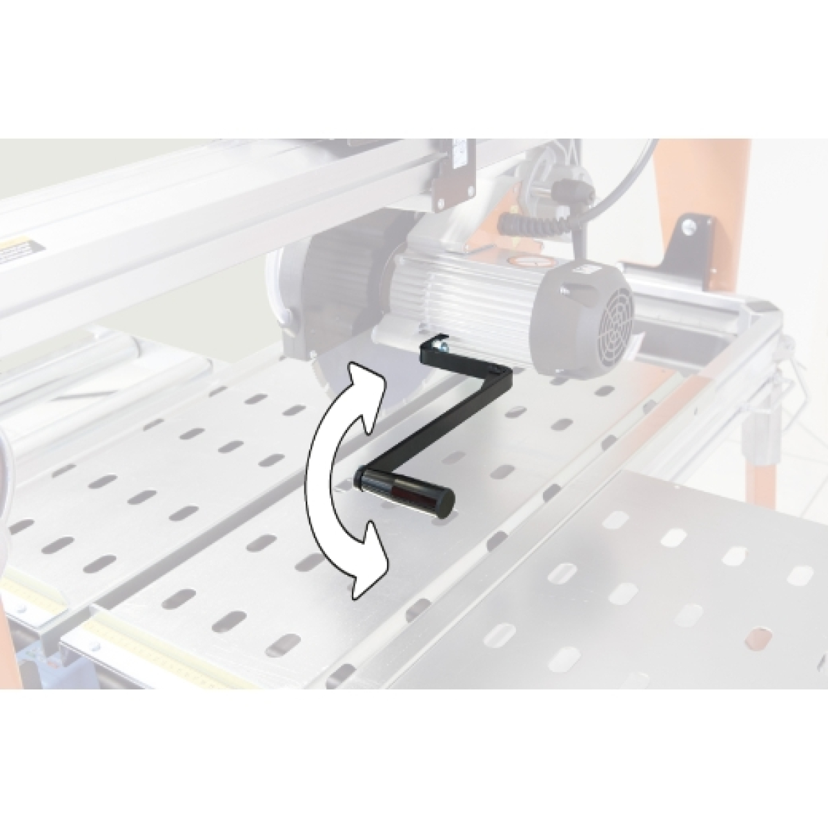 ELMAG Handgriff bei Motor (zum eintauchen)