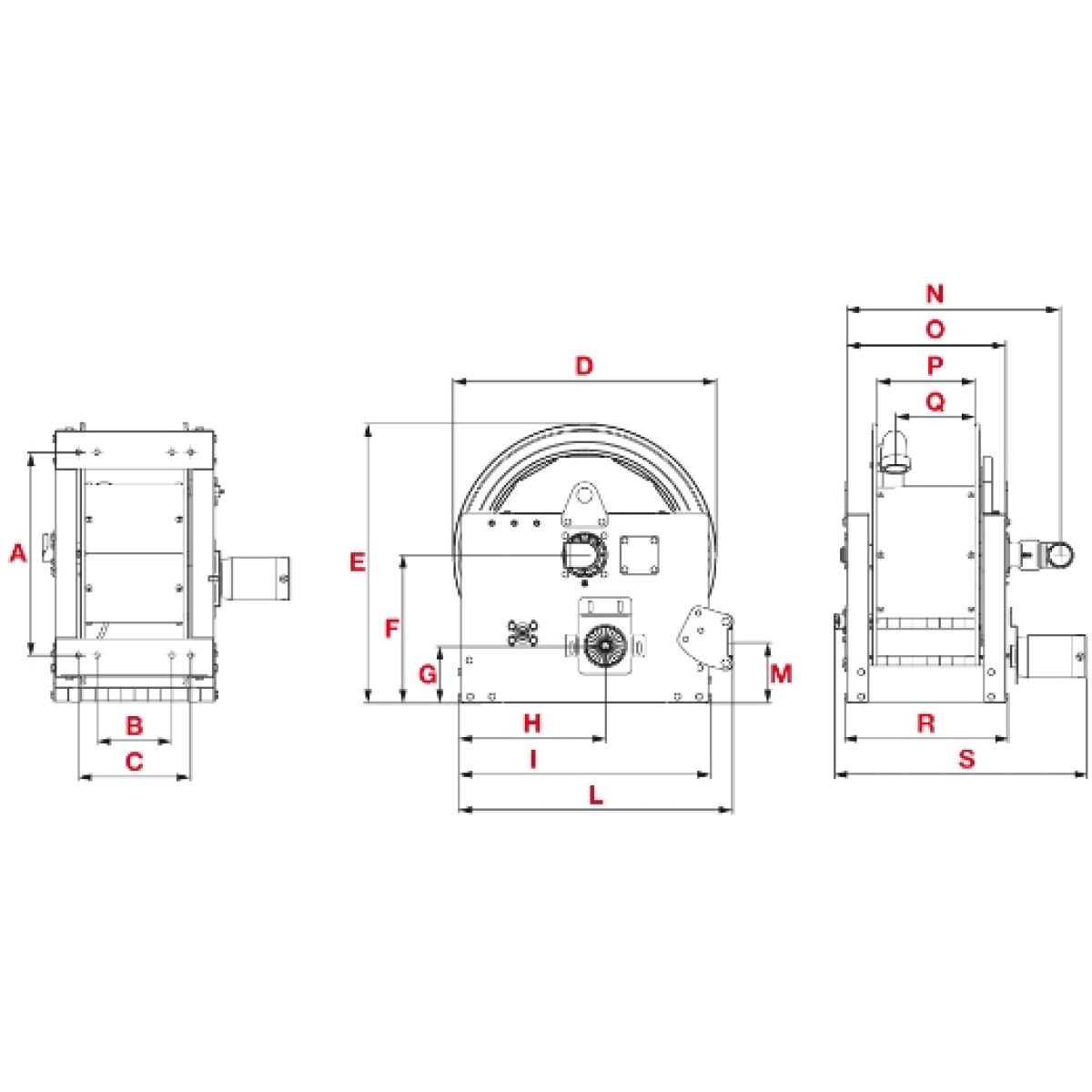 ELMAG INDUSTRIE Schlauchaufroller Serie 700 / L 690