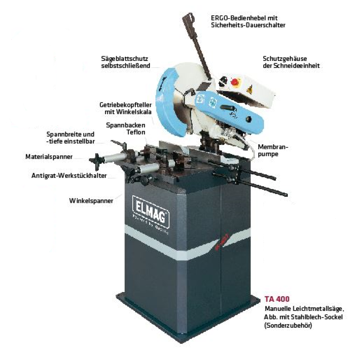 ELMAG ALU-Metall-Kreissägemaschine