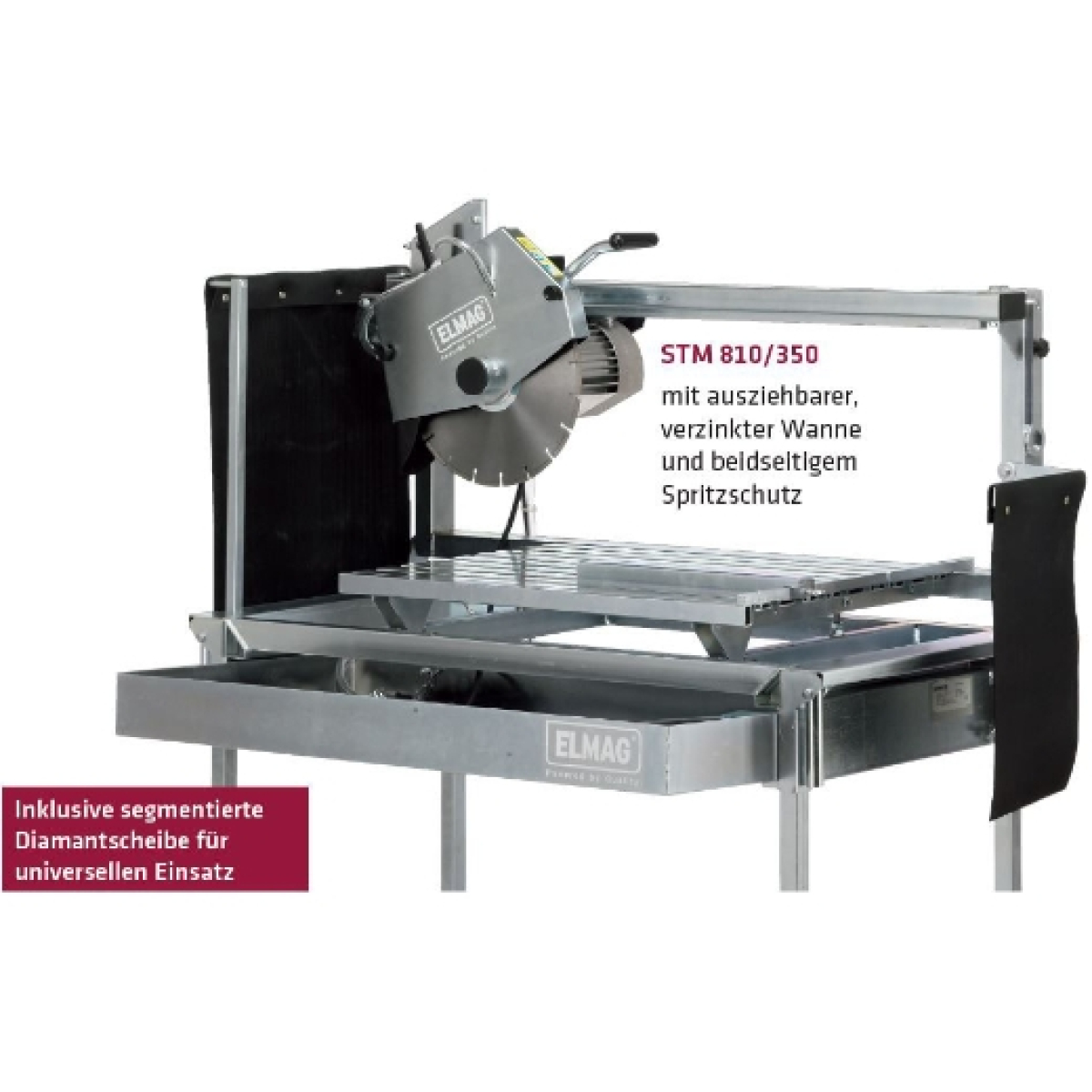 ELMAG Steintrennmaschine (inkl. Dia)