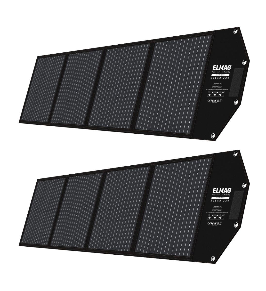ELMAG Faltbares Solarpanel SOLAR 220 DUO - monokristallin