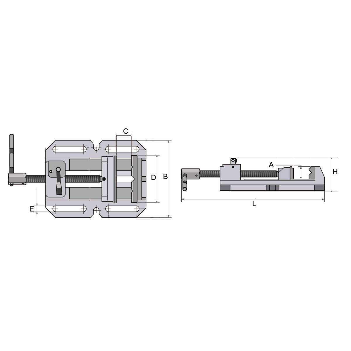 Optimum Maschinenschraubstock  BSI-Q 140