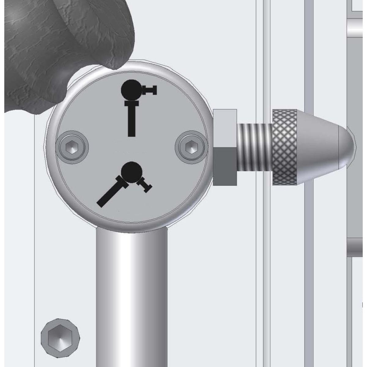 Optimum Säulenbohrmaschine OPTIdrill B 34HV Aktions-Set