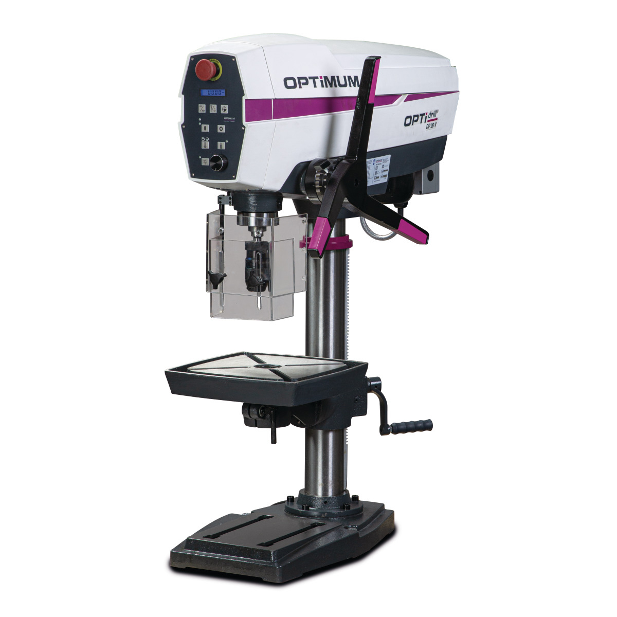Optimum Säulenbohrmaschine OPTIdrill DP 26VT Aktions-Set