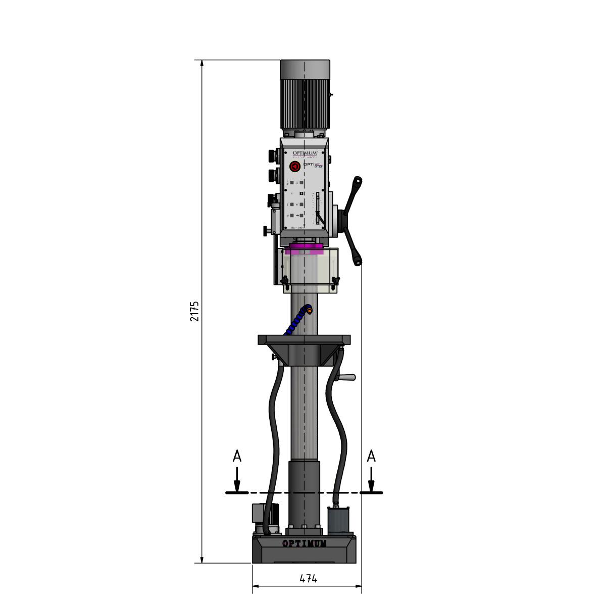 Optimum Getriebebohrmaschine OPTIdrill DH 35G