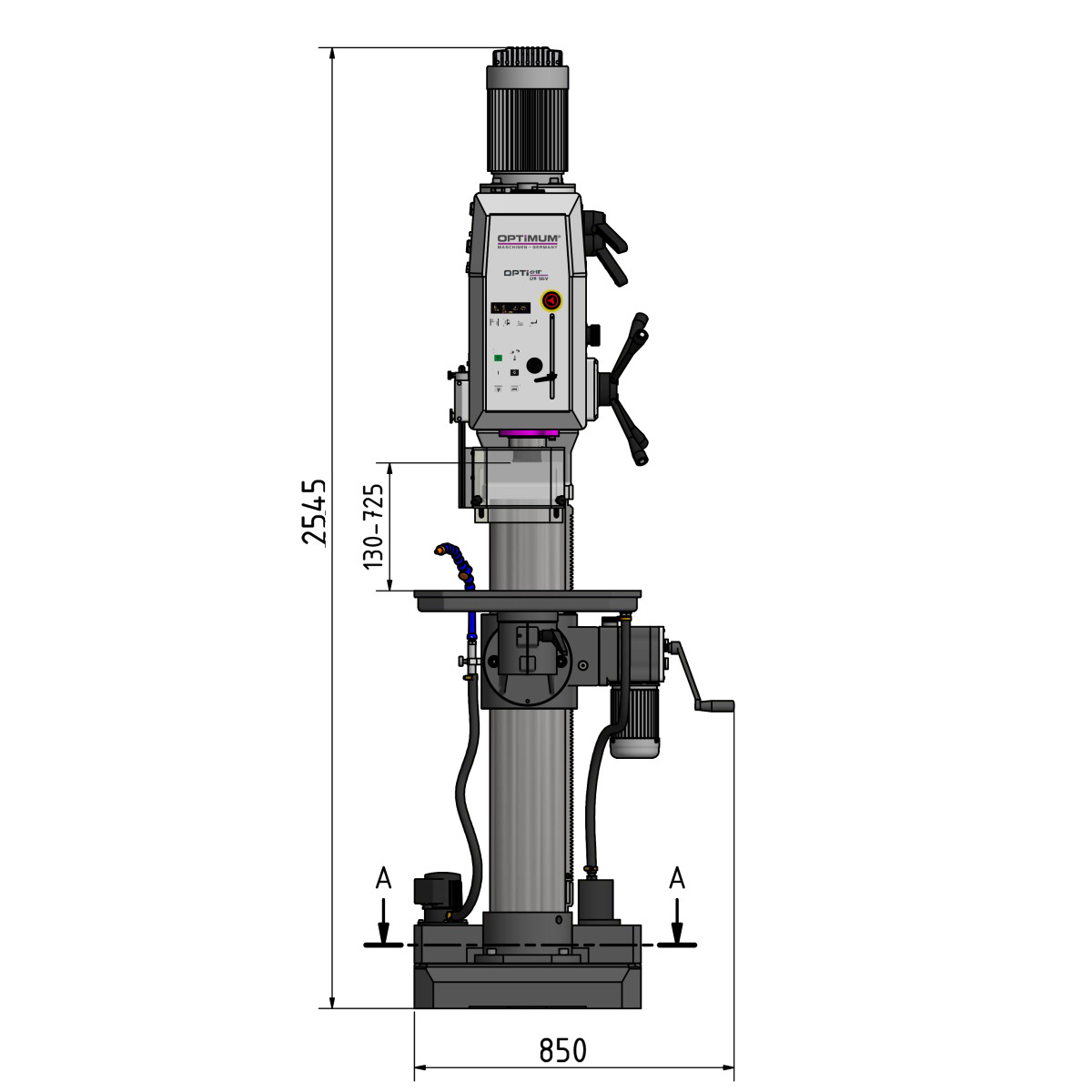 Optimum Getriebebohrmaschine OPTIdrill DH 55G