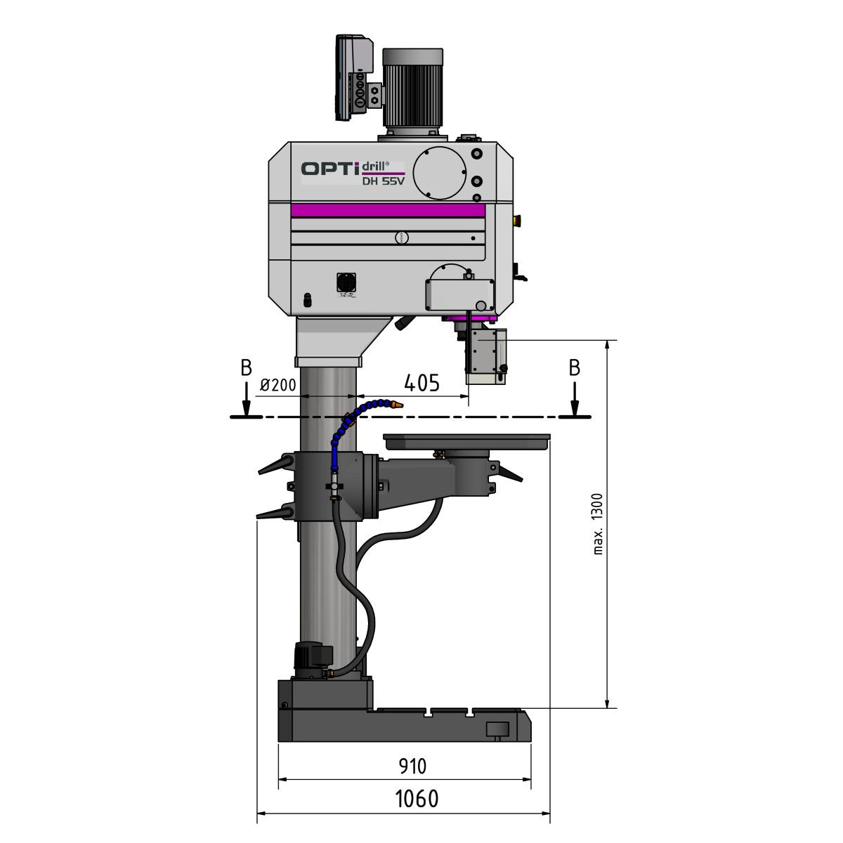 Optimum Getriebebohrmaschine OPTIdrill DH 55G