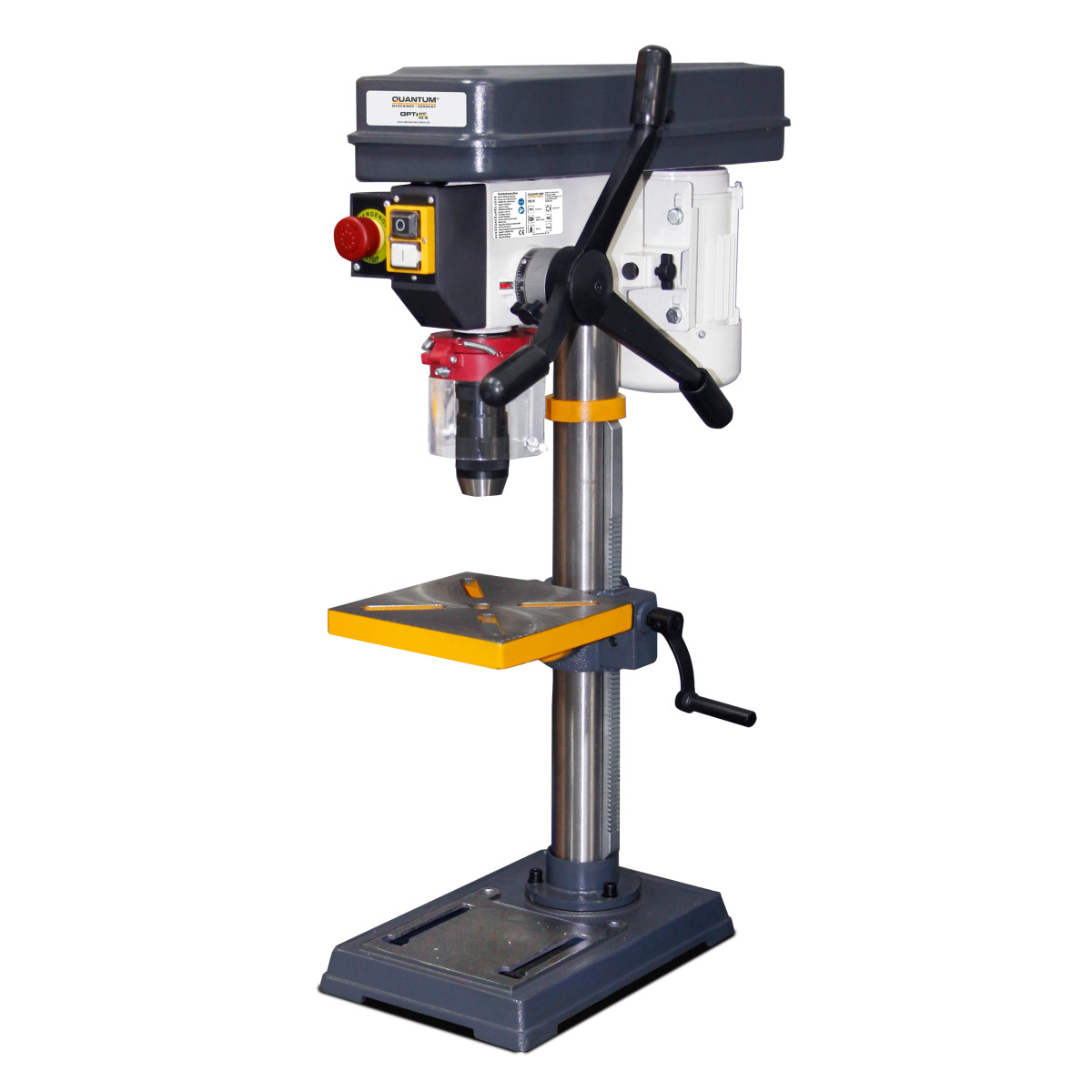 Optimum Tischbohrmaschine mit Keilriemenantrieb quantum DQ 16