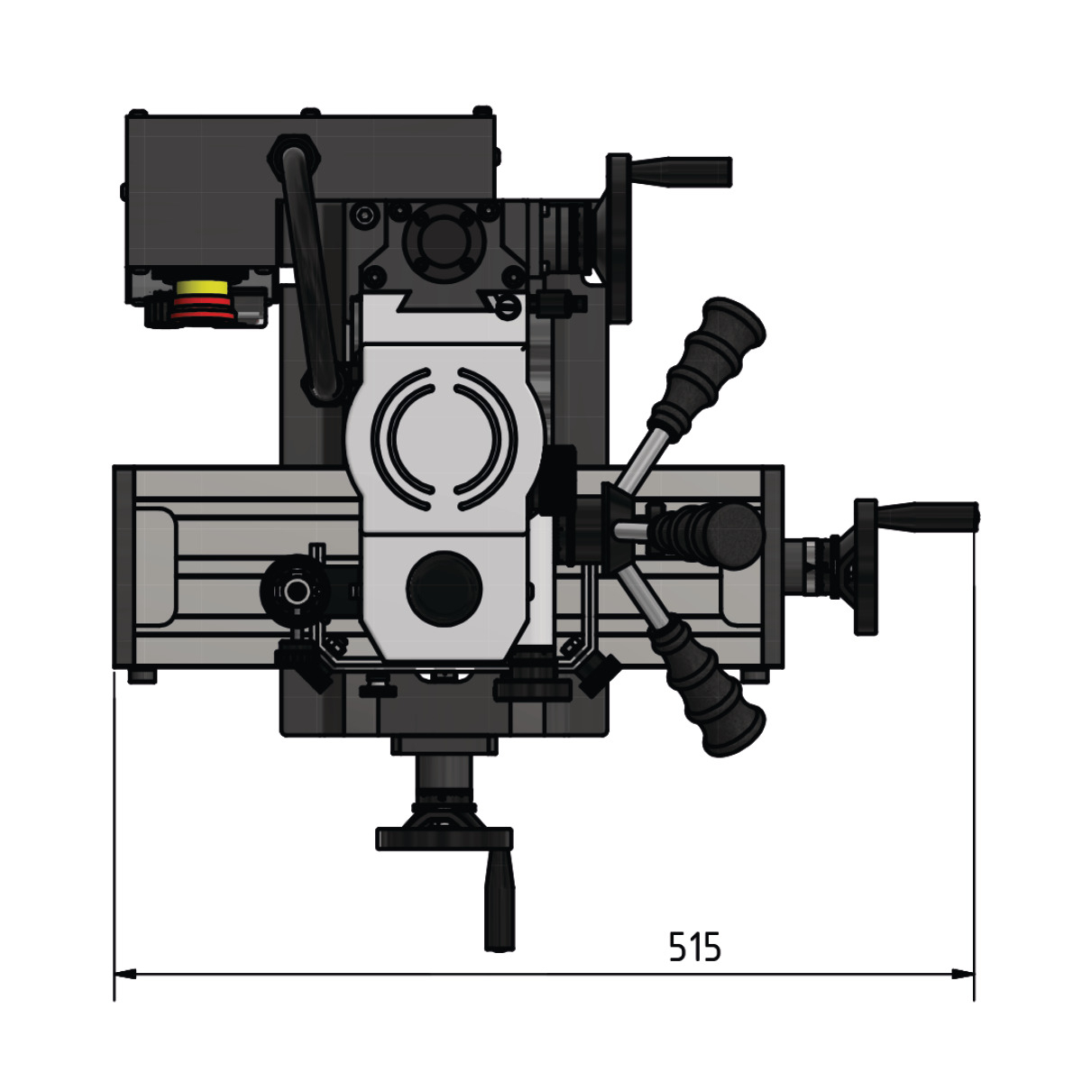 Optimum Bohr- und Fräsmaschine OPTImill MH 15V