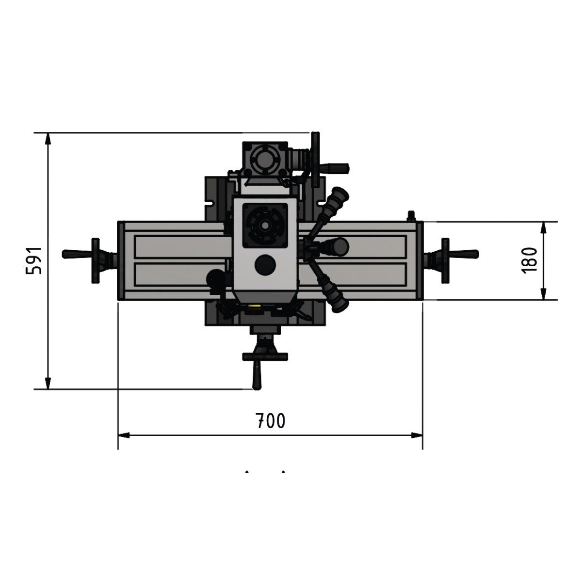 Optimum Bohr-Fräsmaschine OPTImill MH 2DV