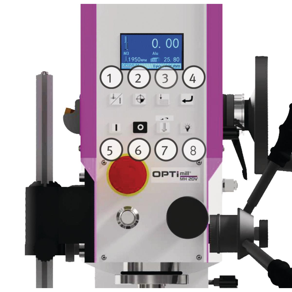 Optimum Bohr- Fräsmaschine OPTImill MH 3DV