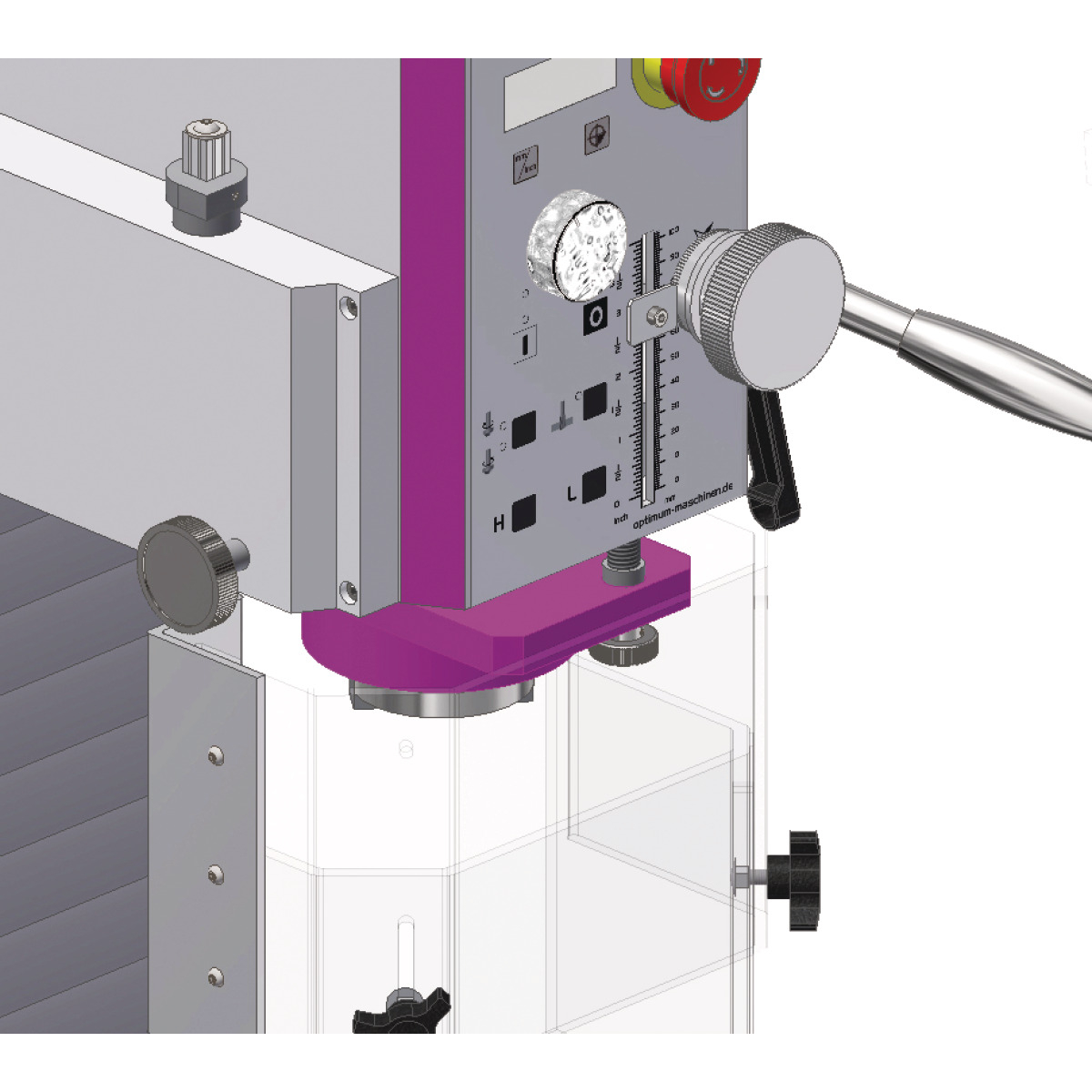 Optimum Bohr-Fräsmaschine OPTImill MH 50G