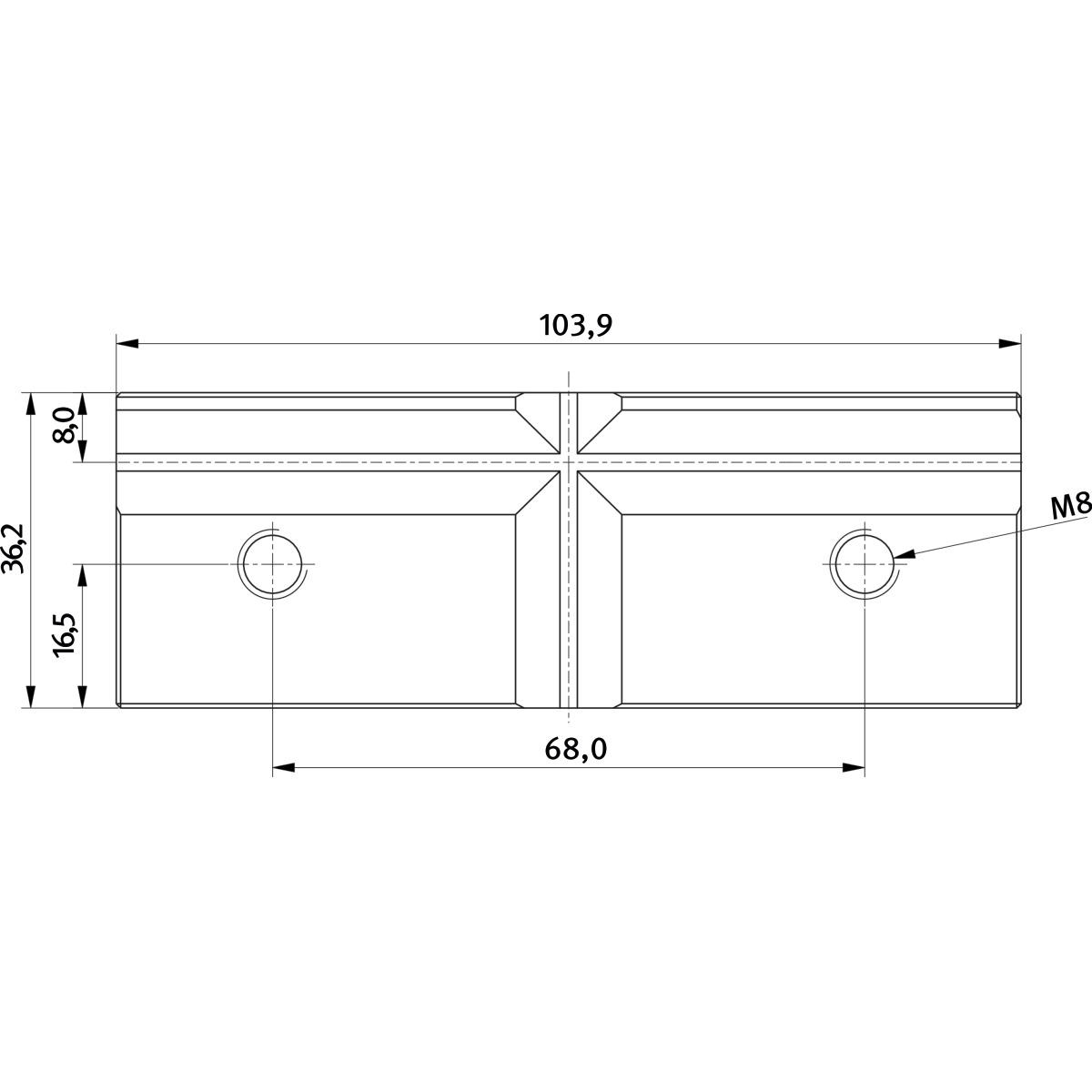 Optimum Prismenbacke  für FMS 100