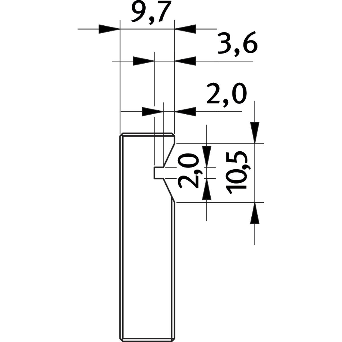 Optimum Prismenbacke  für FMS 125