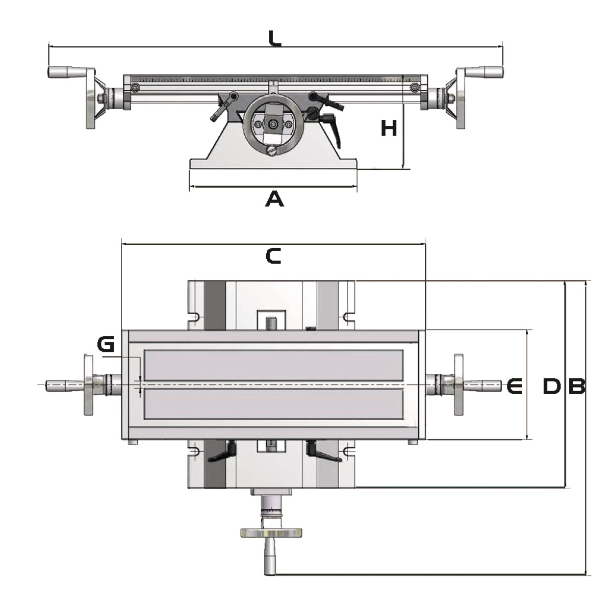 Optimum Kreuztisch  KT 120